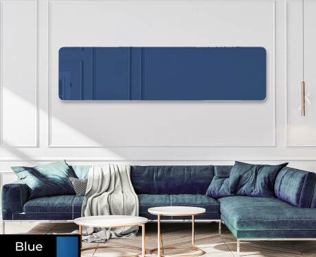 Rounded ornate mirror on wall L171 #3