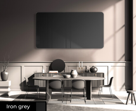 Rounded ornate mirror on wall L171 #5