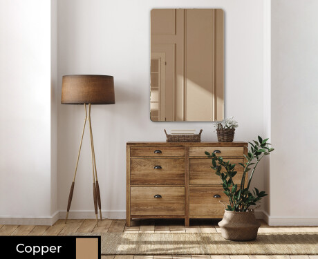 Rounded modern decorative mirrors L172 #2