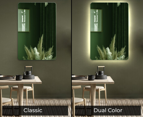 Rounded modern decorative mirrors L172 #9