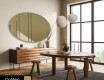 Oval modern decorative mirrors L178 #8