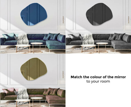 Irregular hanging mirror decor L181 #10