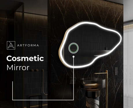 Irregular Mirror LED Lighted decorative design P222 #10