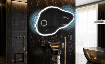 Irregular Mirror LED Lighted decorative design P222