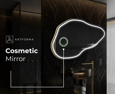 Irregular Mirror LED Lighted decorative design P223 #10