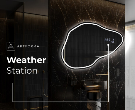 Irregular Mirror LED Lighted decorative design P223 #6