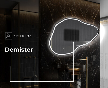 Irregular Mirror LED Lighted decorative design P223 #8