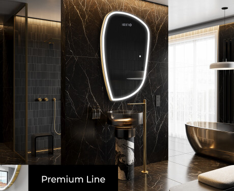 Irregular Mirror LED Lighted decorative design I222