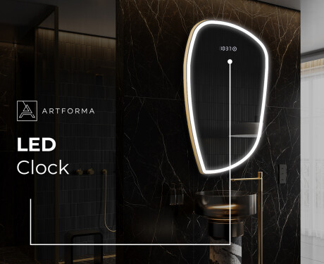 Irregular Mirror LED Lighted decorative design I222 #8