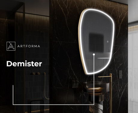 Irregular Mirror LED Lighted decorative design I222 #9