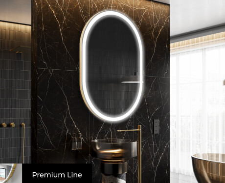 Backlit LED Bathroom Mirror L230
