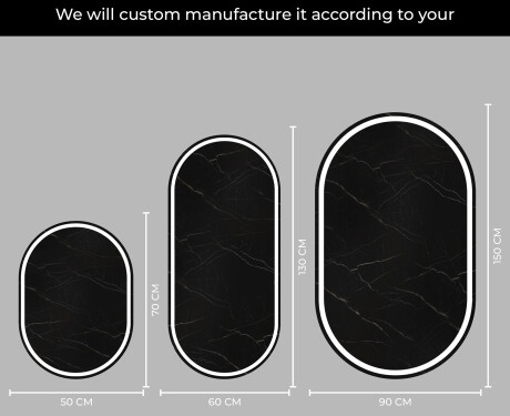 Backlit LED Bathroom Mirror L231 #4