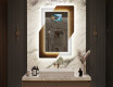 Vertical Designer Backlit LED Mirror - Retro