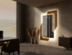 Vertical Designer Backlit LED Mirror - Retro #11