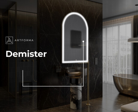 Irregular Mirror LED Lighted decorative design Y222 #9