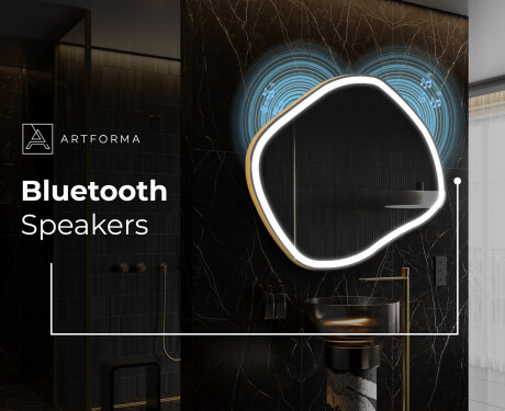 Irregular Mirror LED Lighted decorative design R222 #6