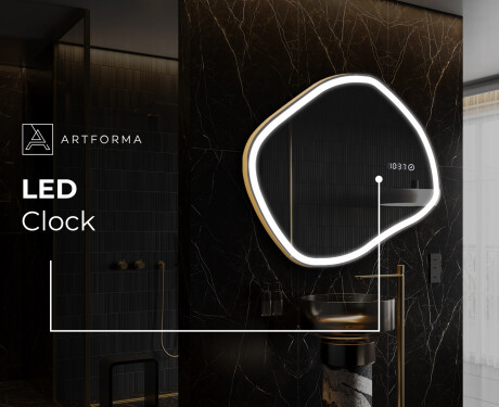 Irregular Mirror LED Lighted decorative design R222 #8