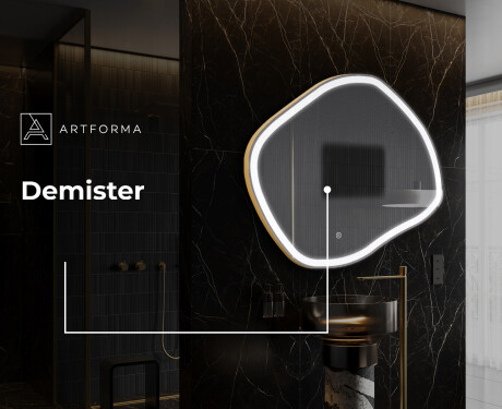 Irregular Mirror LED Lighted decorative design R222 #9