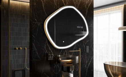 Irregular Mirror LED Lighted decorative design R222