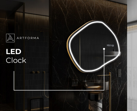 Irregular Mirror LED Lighted decorative design R223 #7