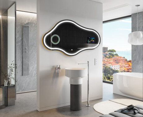 Irregular Magic Mirror LED Lighted C223 Google #10