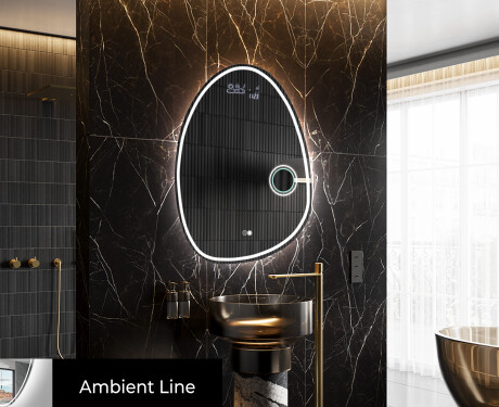 Irregular Mirror LED Lighted decorative design SF223