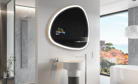 Fitness Mirror Tv with Internet Smart Wifi Android Led Bathroom
