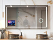 Smart LED Bathroom Mirror with Displine Apple L61 Frame
