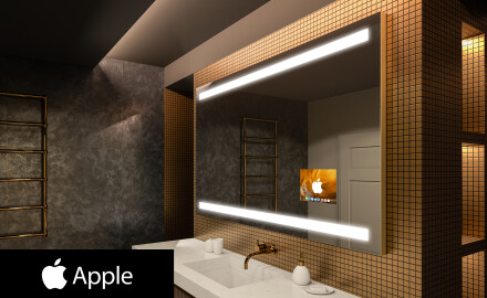 LED Lighted Mirror with SMART Apple Screen L09