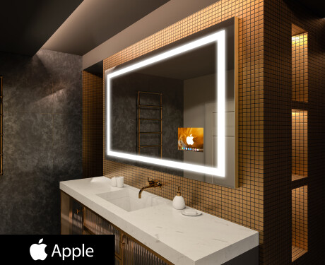 Smart Apple Illuminated Bathroom Mirror LED Lighting L15 #1