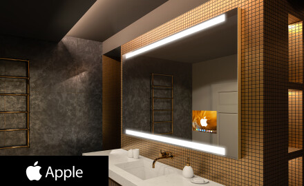 LED Lighted Mirror with SMART Apple Screen L47