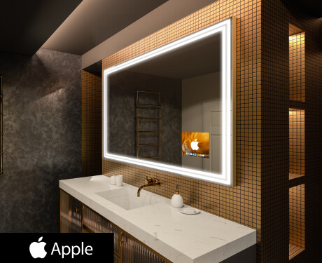 LED Lighted Mirror with SMART Apple Screen L57