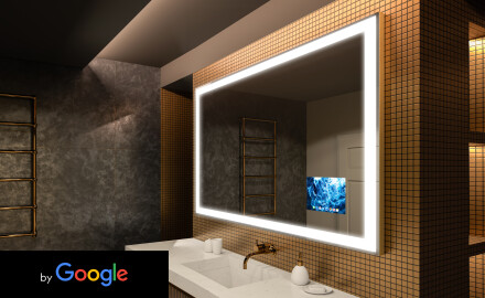 Smart Bathroom Large Mirror With Lights LED L01