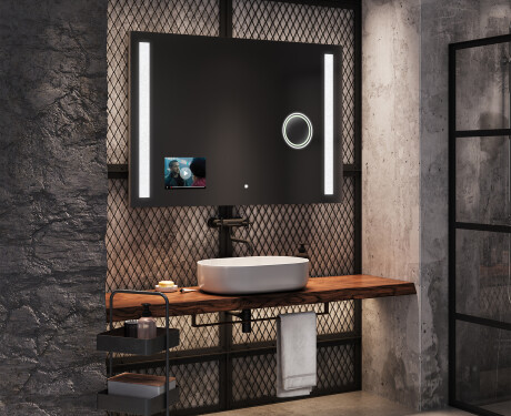 Smart Google Illuminated Bathroom Mirror LED Lighting L02 #6