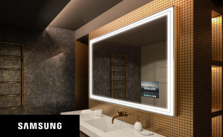 Bathroom LED Lighted Mirror SMART L57 Samsung