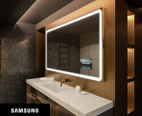 Bathroom LED Lighted Mirror SMART L136 Samsung #1