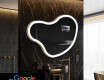 SMART Irregular Bathroom Mirror LED N222 Google