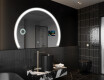 SMART Semi-Circular Bathroom Mirror LED W222 Google #8