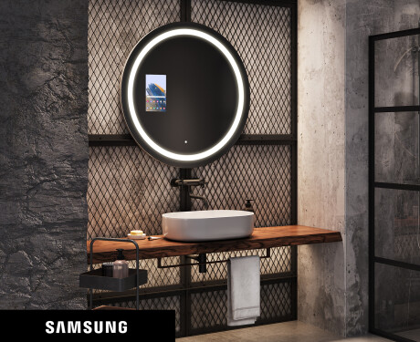 Round Magic Mirror LED Lighted L33 Samsung