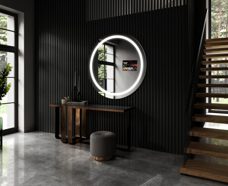 Round Magic Mirror LED Lighted L33 Samsung #5