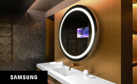 Round Magic Mirror LED Lighted L33 Samsung