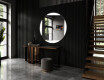 SMART Round Bathroom Mirror LED L116 Samsung #5