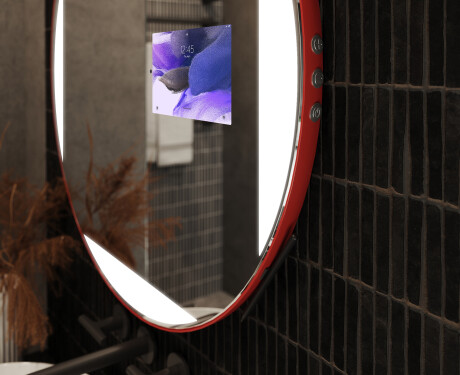 SMART Round Bathroom Mirror LED L116 Samsung #10