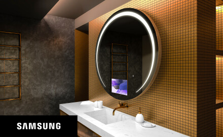 LED Illuminated Round Mirorr SMART L153 Samsung