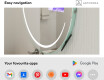 SMART Round Bathroom Mirror LED L156 Samsung #3