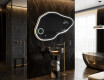 SMART Irregular Bathroom Mirror LED P223 Google #8