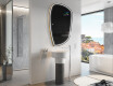 SMART Irregular Bathroom Mirror LED I223 Google #9