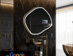 SMART Irregular Bathroom Mirror LED R223 Google