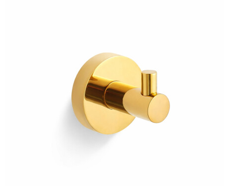 CLASSIC—Single Towel Hook / Shiny Gold