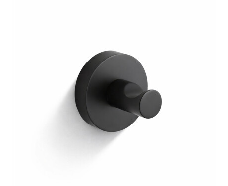 CLASSIC—Single Towel Hook / Matte Black